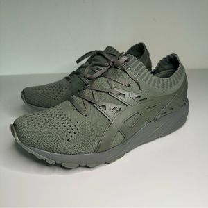 Asics GEL Kayano Trainer Knit Agave Green Running Shoes men’s Sz 8.5 wmns Sz 10